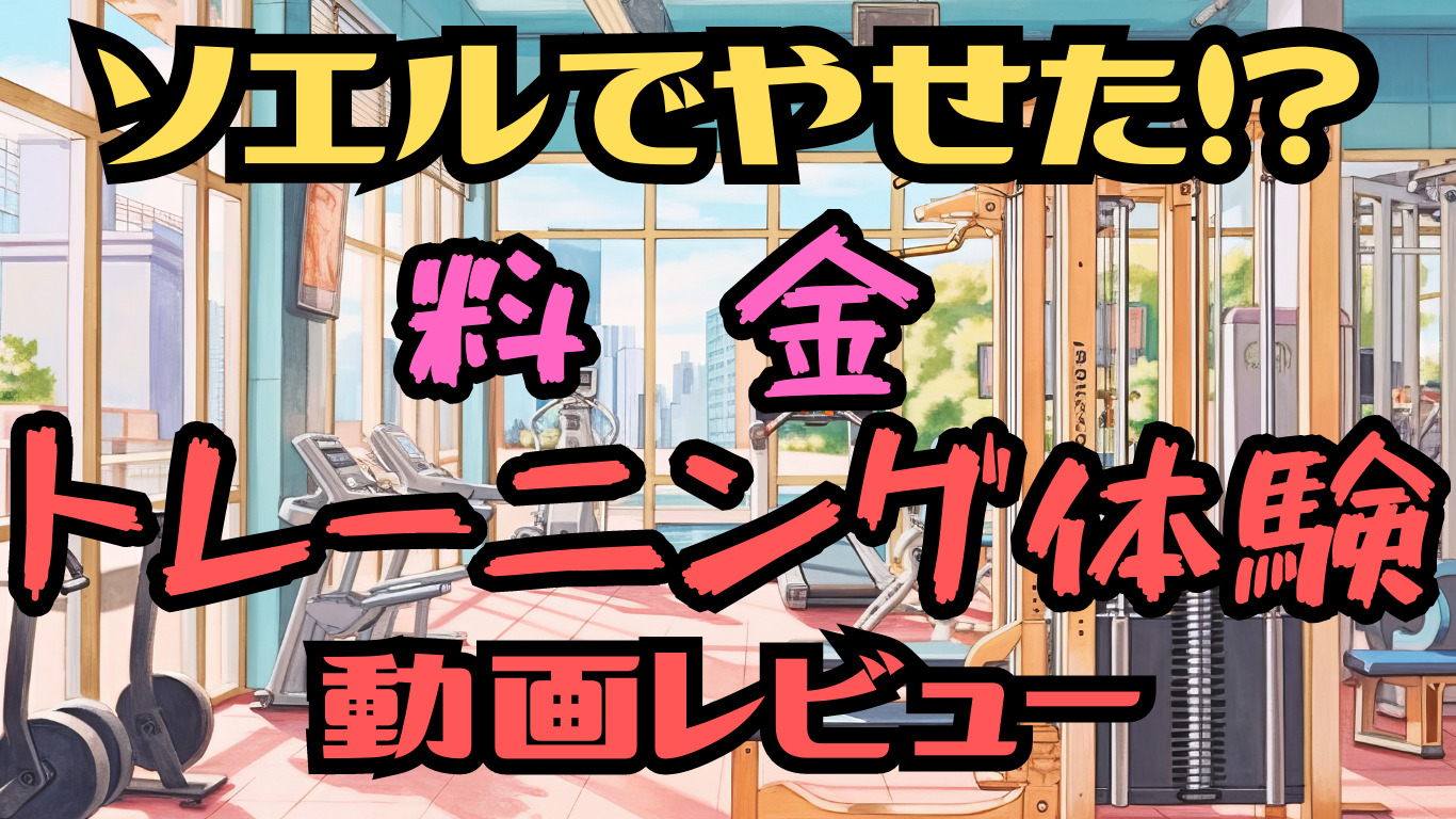 【soeluパーソナルでやせる】トレーニング体験レビュー