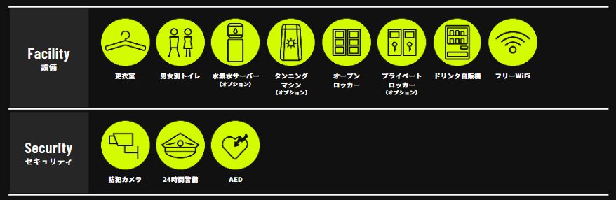 旧記事の青物横丁店設備案内